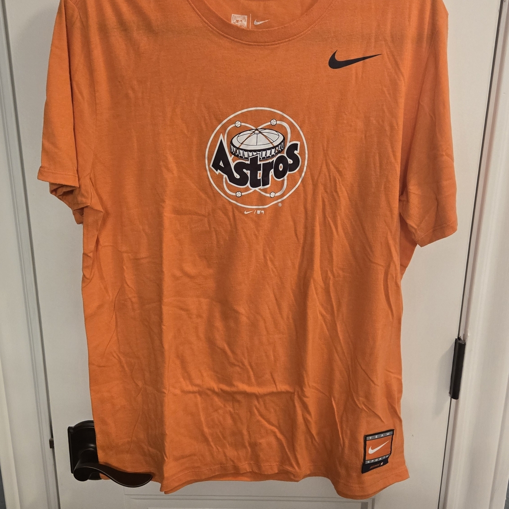 Nike Men's Orange Astros Graphic Tee
